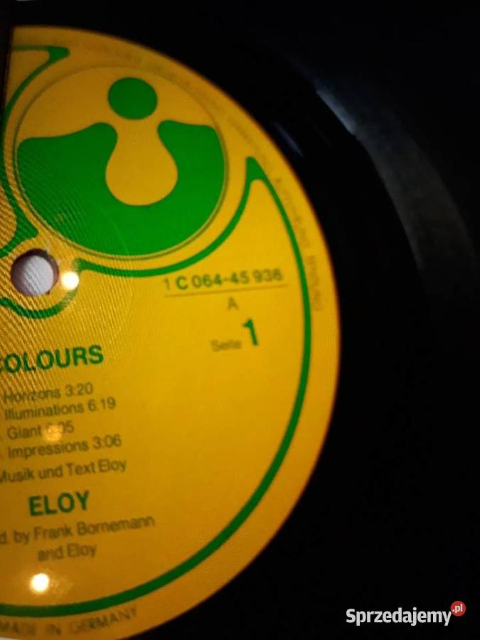 Archiwum prog rocka ELOY Colours orginał 1980 Rzeszów