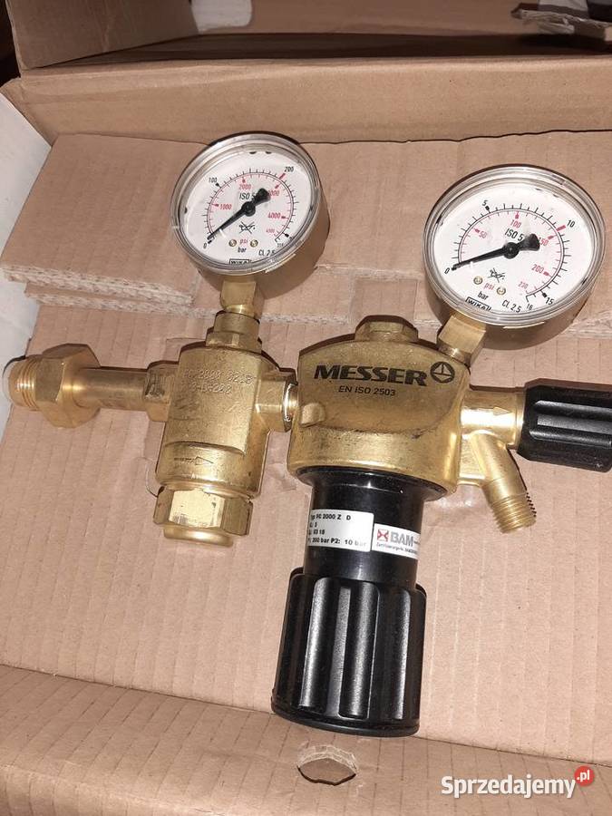 Reduktor przybutlowy messer sprężone powietrze dolnośląskie Bolków