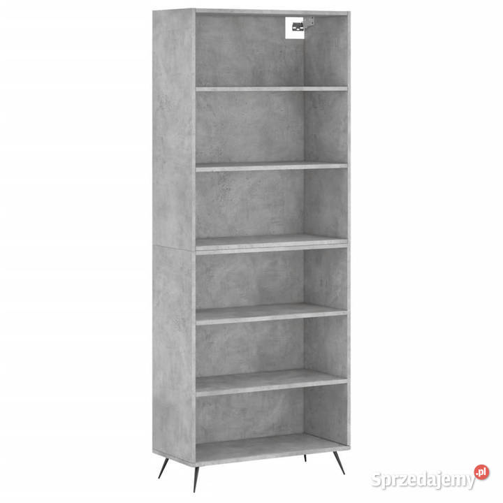 Regał szarość betonu 695x325x180 materiał mazowieckie