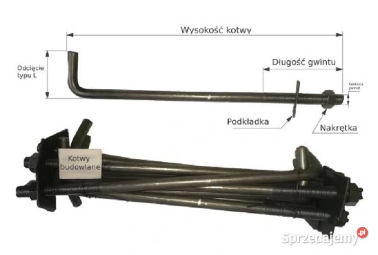 KOTWA BUDOWLANA DO MURŁAT FAJKOWA LUBLIN 16x600
