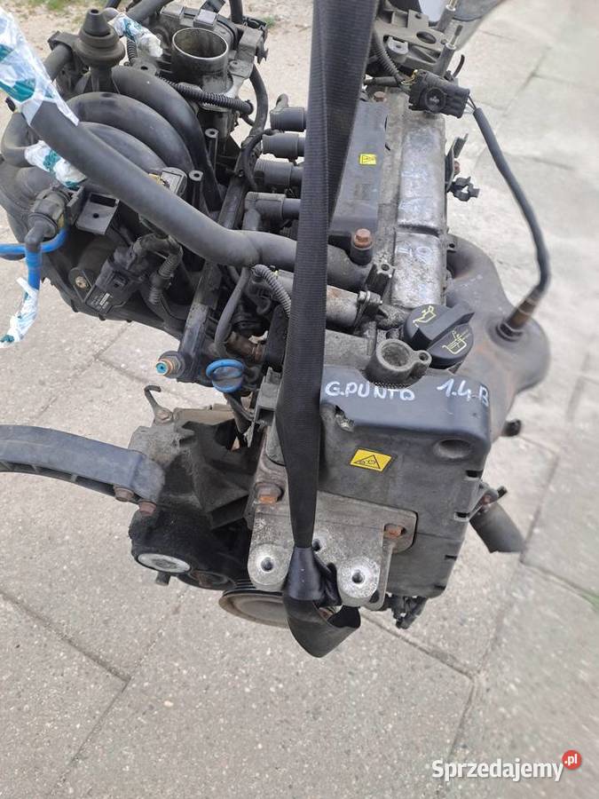 Fiat Grande Punto Evo 14 8V silnik kompletny kod śląskie