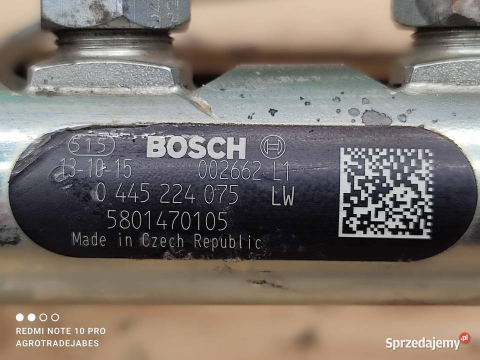 Listwa wtryskowa PERKINS F5HFL414C A045 BOSCH