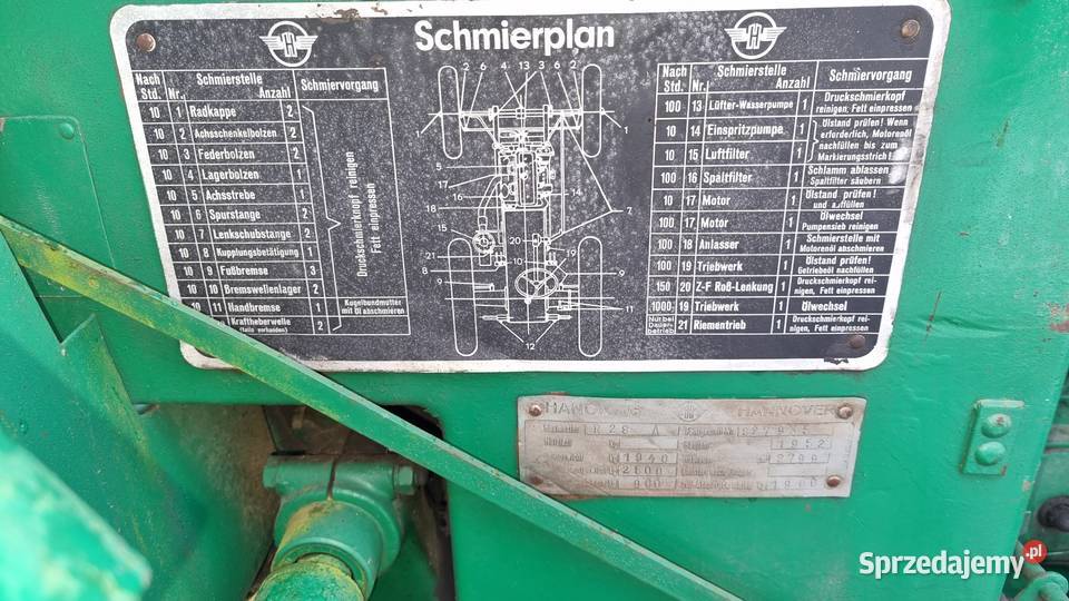 zamiana hanomag r 28 1952r zabytek sprawny wielkopolskie Jastrowie
