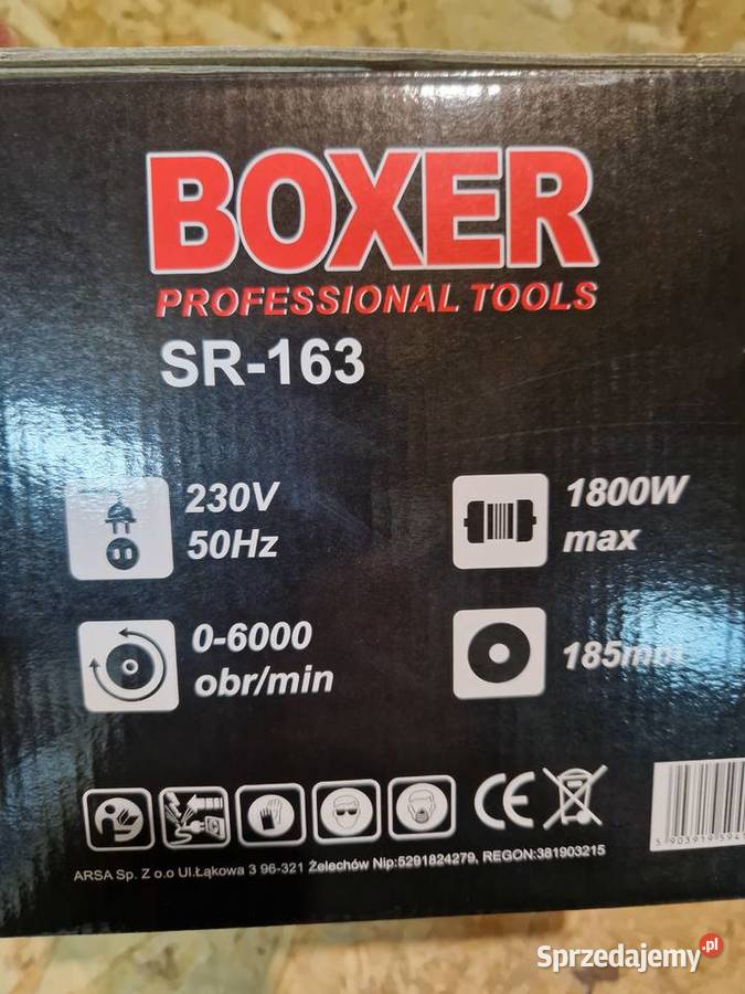 Piła tarczowa SR163 Boxer 1800 W 6000 prm 185MM Głogowa