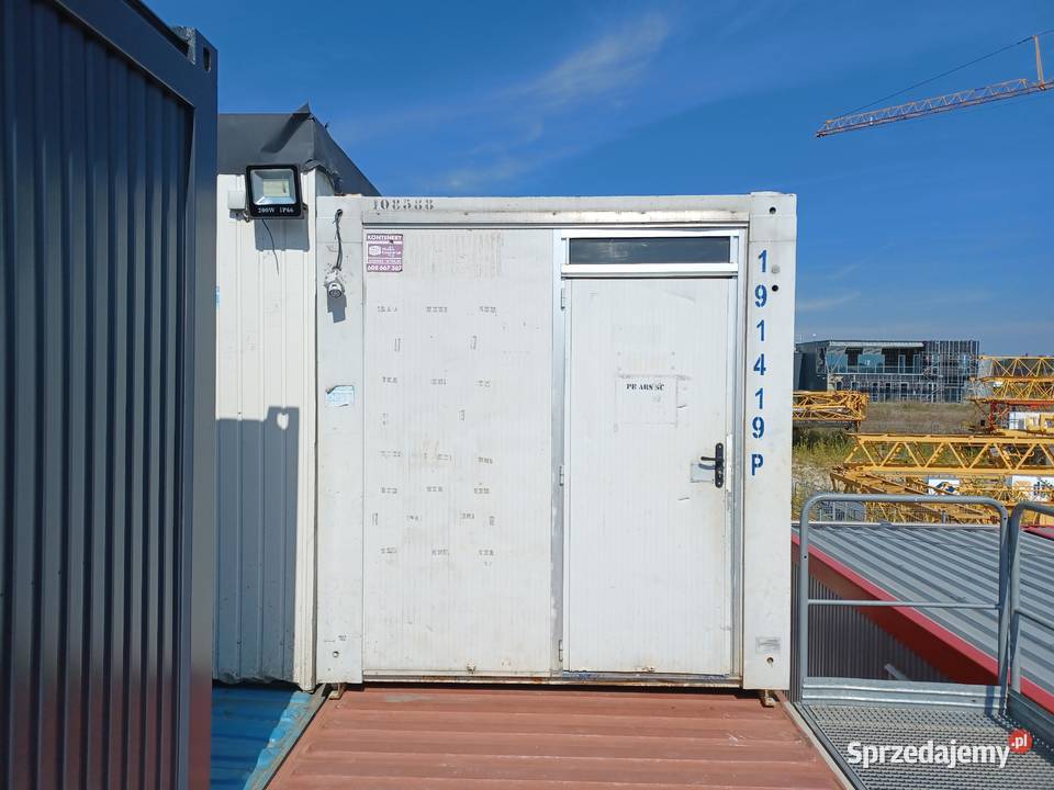 KONTENER BIUROWY SZATNIA ZAPLECZE BUDOWY
