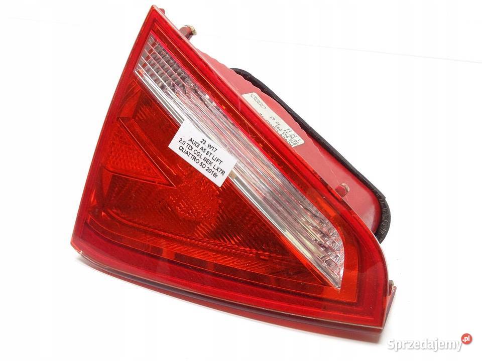 LAMPA LEWA LEWY TYŁ TYLNA W KLAPE AUDI A5 8T osobowe
