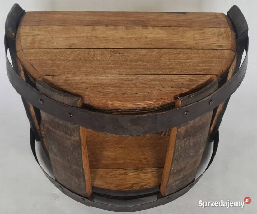 Stolik z desek dębowych beczki whisky stolik sprzedam
