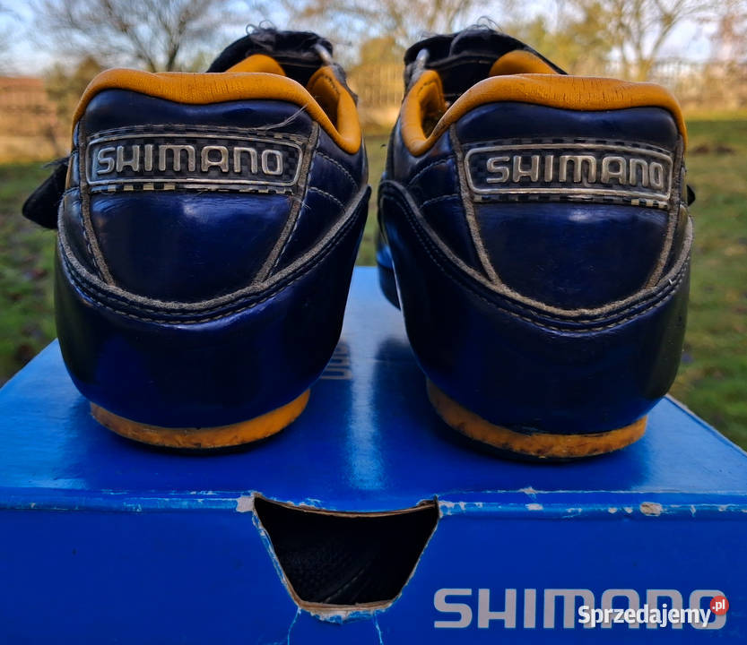 Buty rowerowe SPD szosowe Shimano 44 z blokami śląskie Zawiercie