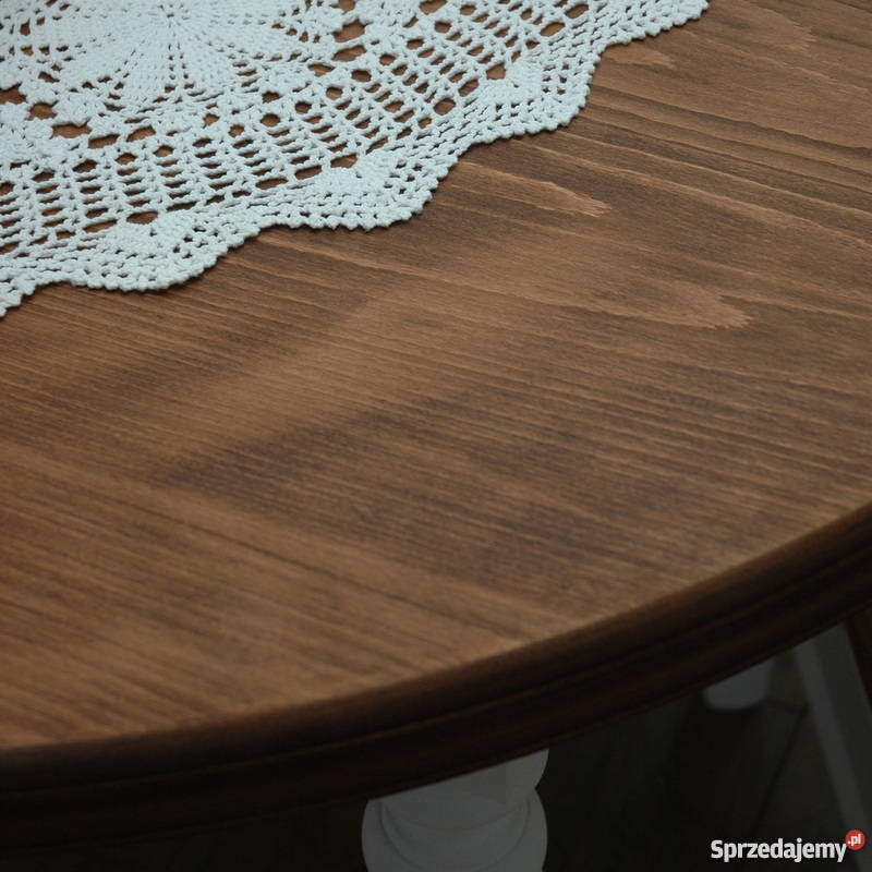 Stół okrągły rozkładany PROWANSALKI shabby chic Gdańsk sprzedam