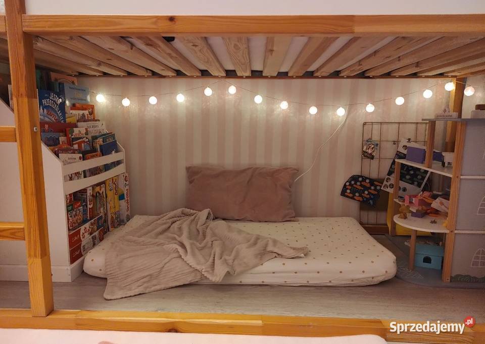 Łóżko Kura 90x200 Ikea piętrowe Dąbrowa Górnicza sprzedam