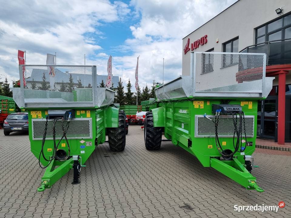 Rozrzutnik obornika jednoosiowy 12 ton bogate mazowieckie Ciechanów