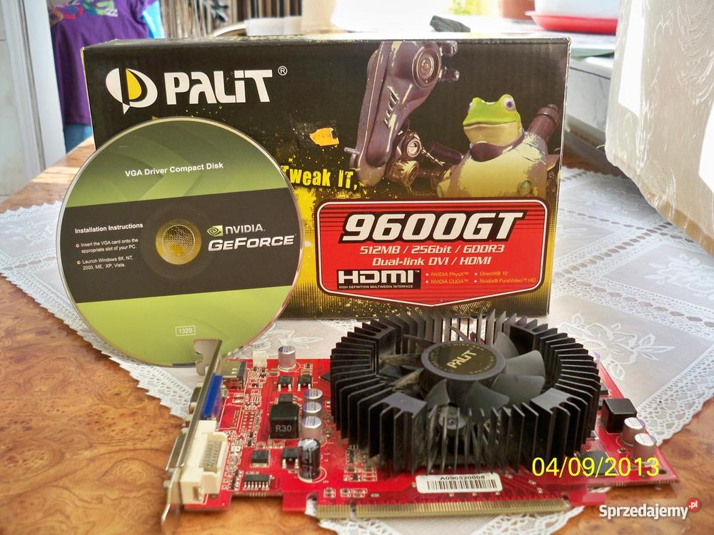 Karta Graficzna Nvidia Geforce Palit 9600GT 512M Karty graficzne Dubeninki