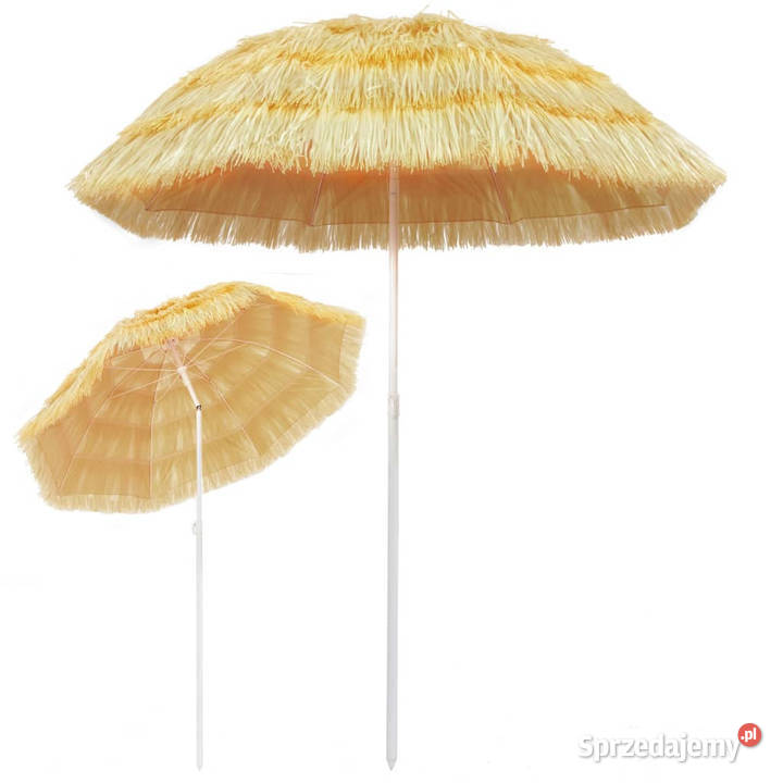 Parasol plażowy w stylu hawajskim naturalny 180
