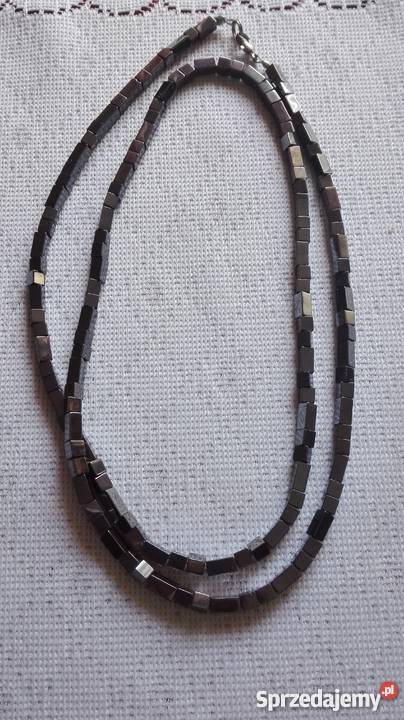 Szare korale kolczyki bransoletka Olkusz