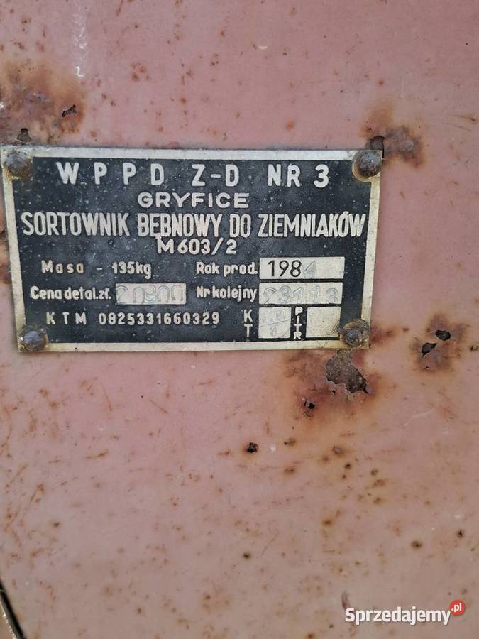 Sortownik do ziemniaków Strzelno