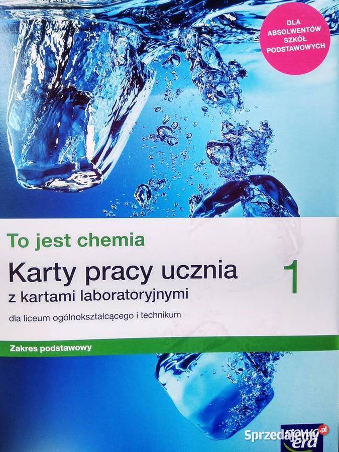 Karty pracy To jest chemia 1 podstawowy Antykwariat Warszawa