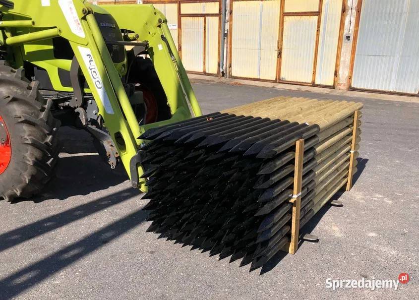 słupki paliki drewniane ogrodzenie fi 9 dł250 Poznań