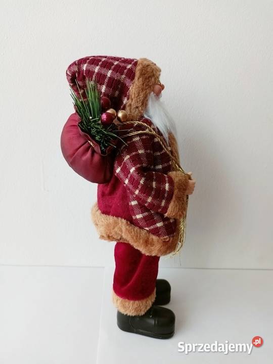 Figurka śwMikołaja wys30 dekoracja świąteczna
