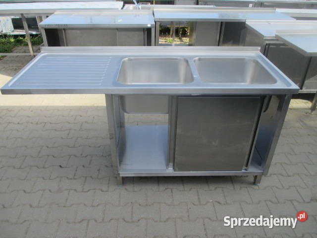 Zlew Gastronomiczny 2 Komorowy Z Drzwiami Ostrów Wielkopolski