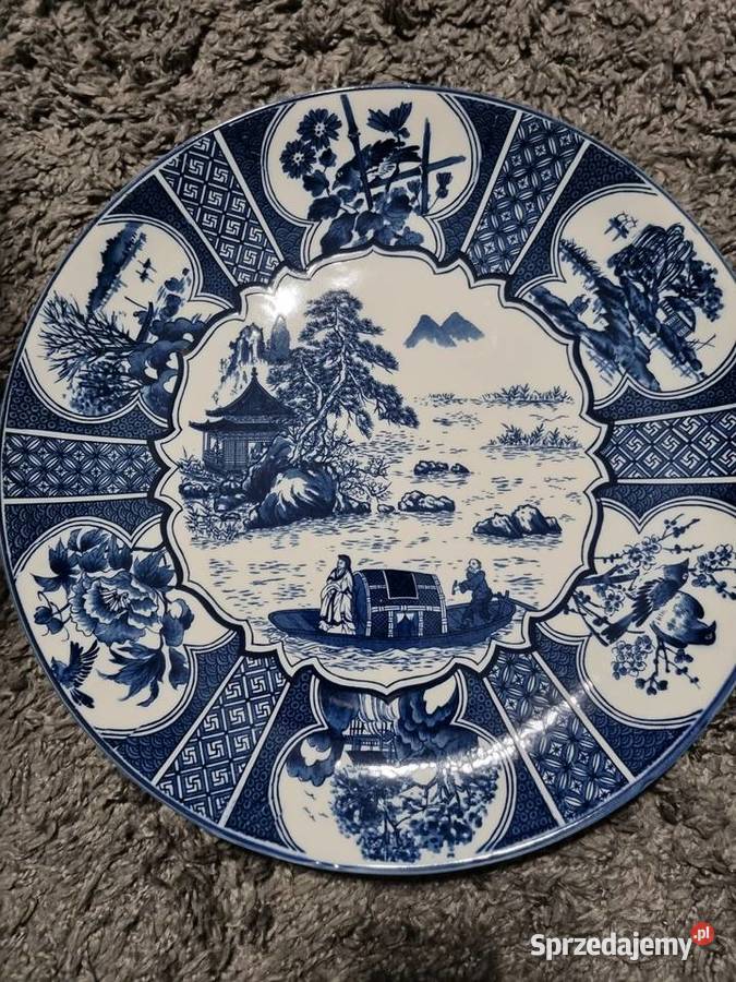 Talerz Dekoracyjny Chiński Wola Podłężna