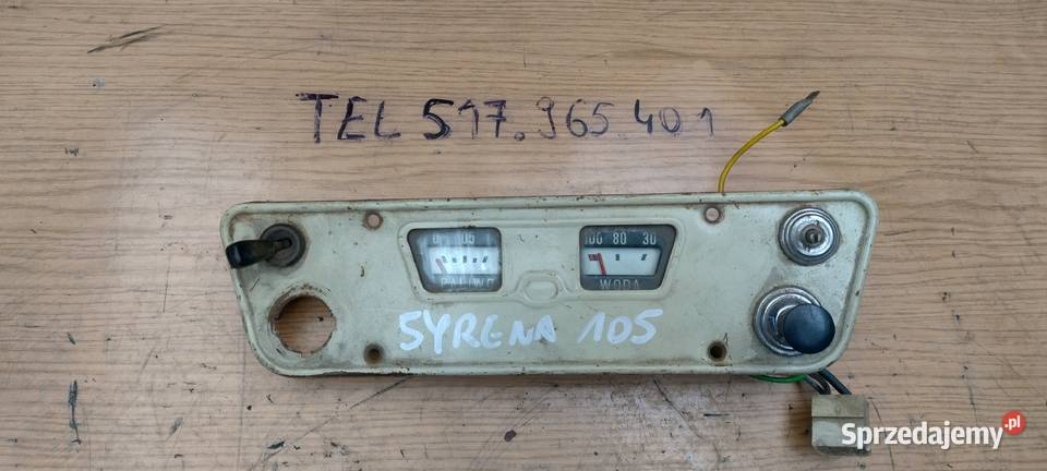 SYRENA 104 105 BOSTO R20 licznik wskażniki Kielce