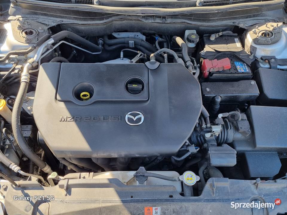 Mazda 6 II 20 155 skóra climatronic alufelgi poduszka powietrzna Płońsk
