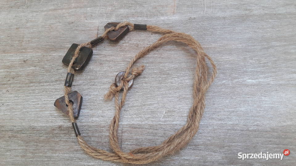 Naszyjnik ceramiczny ręcznie wykonany Otwock