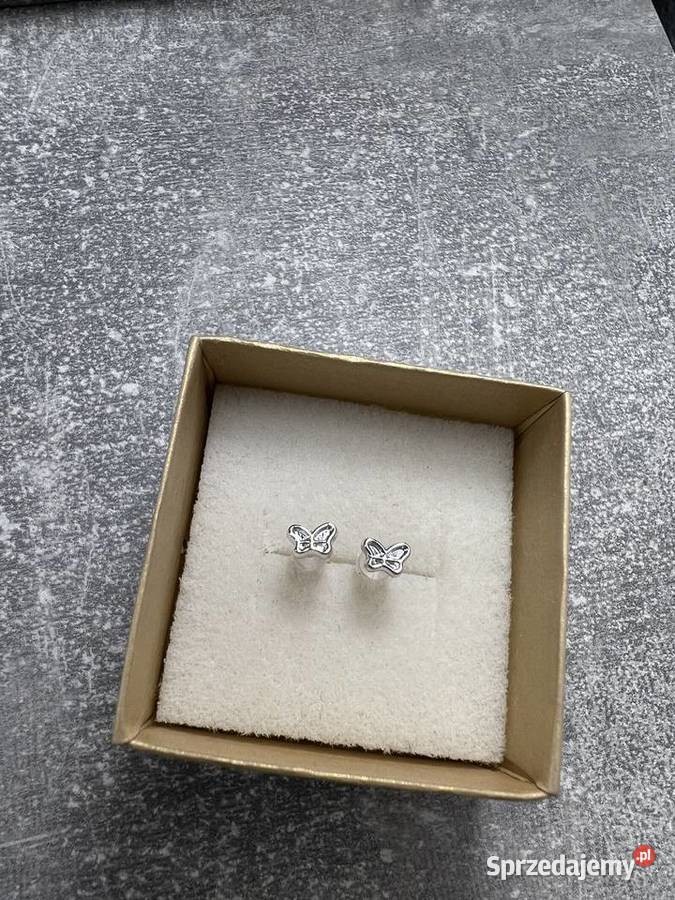 Kolczyki srebrne motyl motyle sprzedam