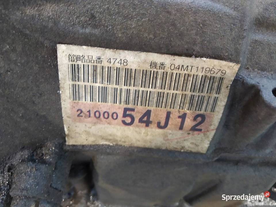 SKRZYNIA BIEGÓW AUTOMATYCZNA 2100054J12 27 V6 osobowe świętokrzyskie