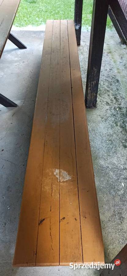 Stół i ławki do altany Meble ogrodowe Kraków sprzedam