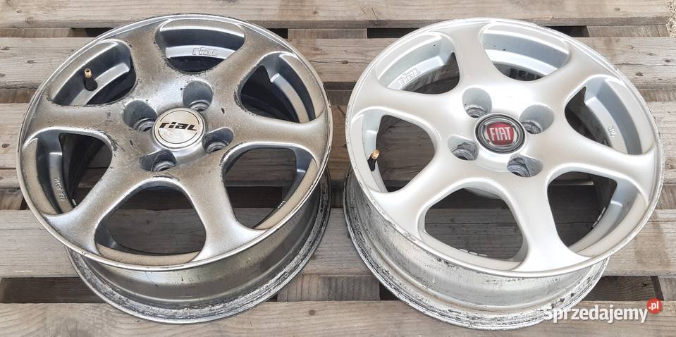 4 FELGI ALUMINIOWE RIAL 6JX14H2 4X108 ET38 FIAT