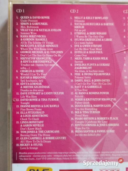 Duets the Best Duets ever 3 CD Ever Various CD Kielce