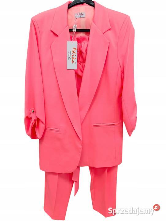 Ekskluzywny garnitur damski ADIKA TANGO neonowy Moda i Styl Pątnów