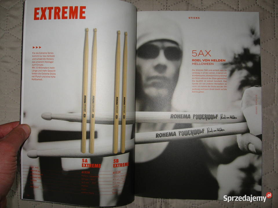ROHEMA Drumsticks Percussion catalog katalog pomorskie Kępice