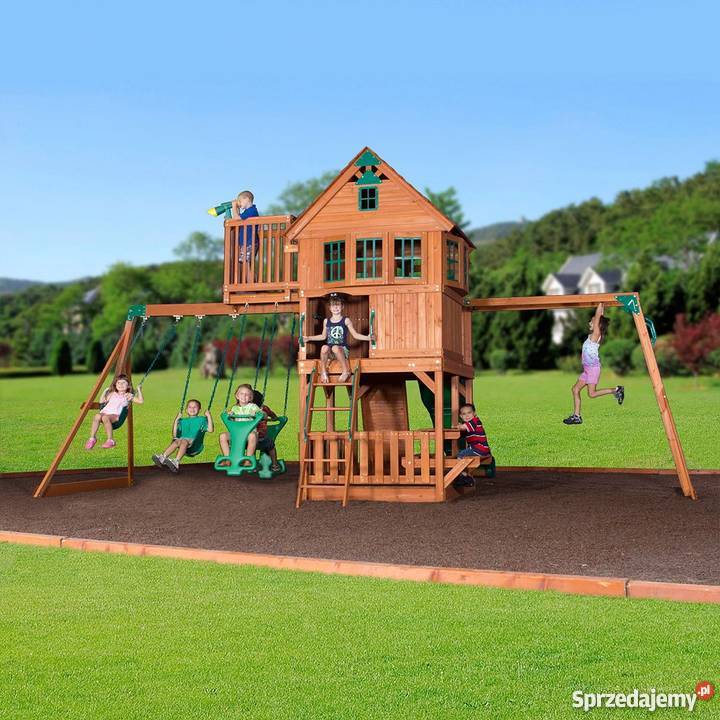 PLAC ZABAW DREWNO CEDROWE WOODLIT Toruń