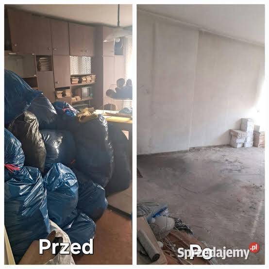 Opróżnianie mieszkań piwnic strychów Wywożenie Katowice