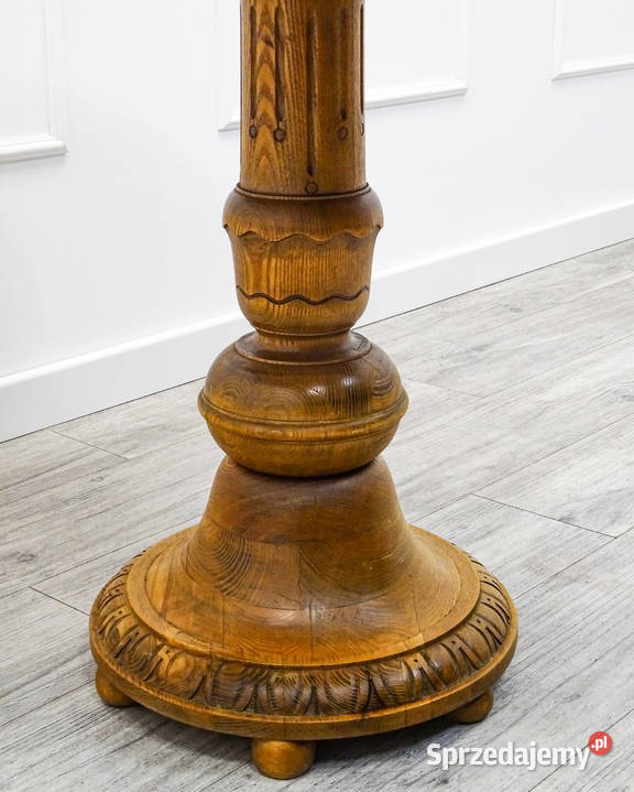 STOLIK KAWOWY pomocnik Stolik okrągły ORZECH 74cm Kalisz