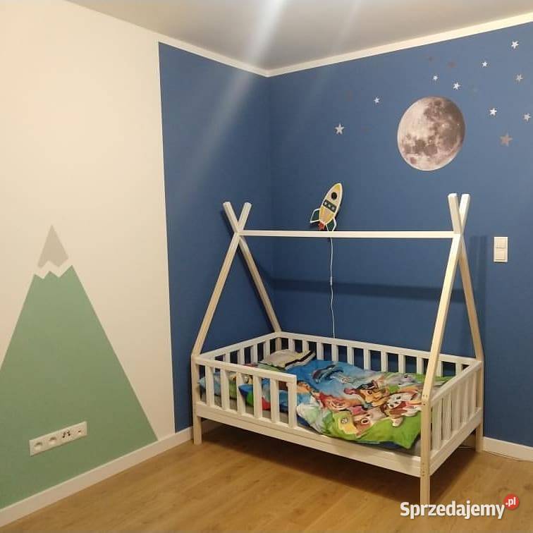 Łóżko TIPI pod materac 160x80 w stylu Gorlice