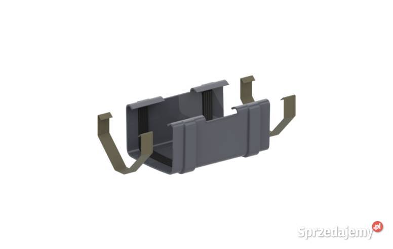 Krop PVC złączka rynny kwadratowej 135 mm grafit Białystok sprzedam