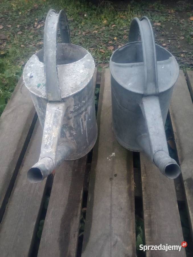 Konewka konew podlewaczka polewaczka PRL ocynk Pozostałe