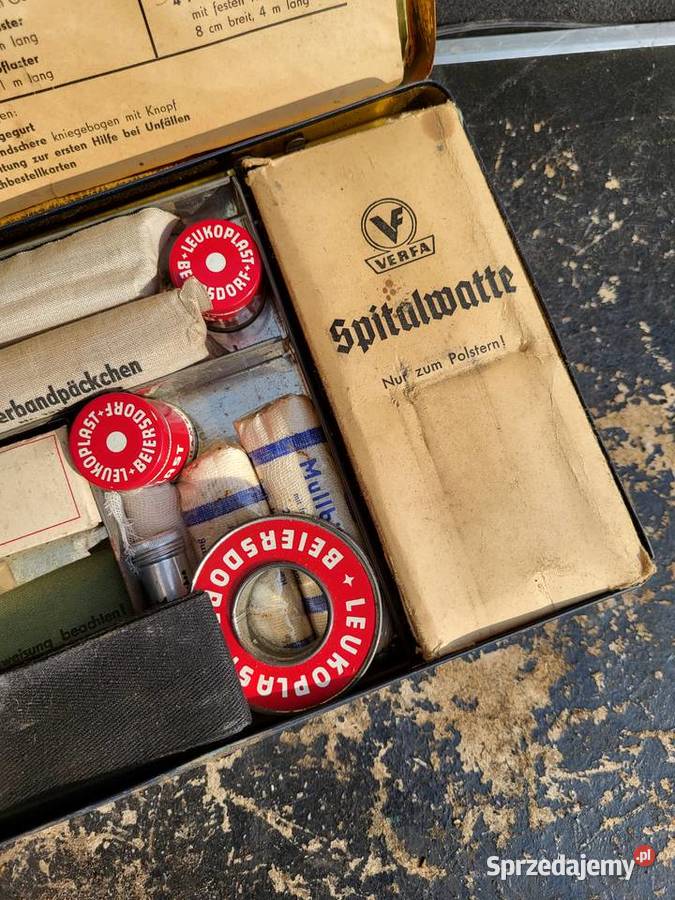 STARA Z EPOKI APTECZKA SAMOCHODOWA DKW IFA OPEL Rybnik