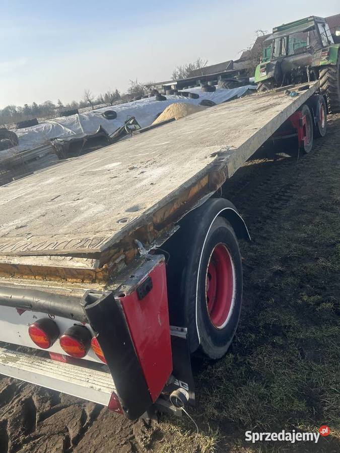 Przyczepa do bel skrzyń skrzyniopalet dłużyca Potworów