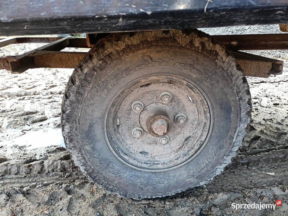 Przyczepa laweta wóz Janów Lubelski