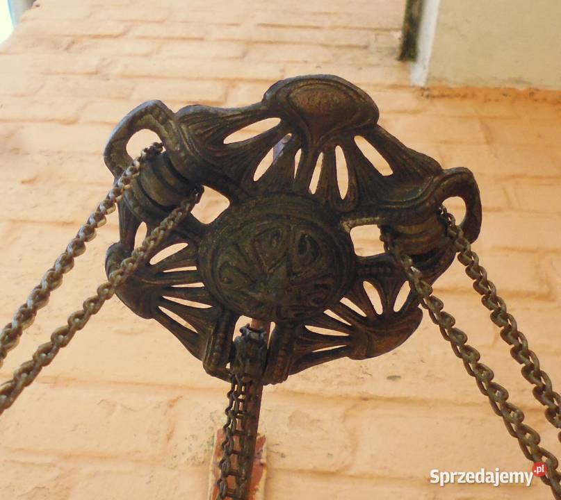 Przedwojenna Lampa Naftowa Wisząca Katowice sprzedam