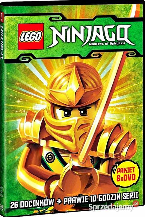 LEGO NINJAGO WĘŻY 123456 6 DVD BOX DVD Kalisz sprzedam