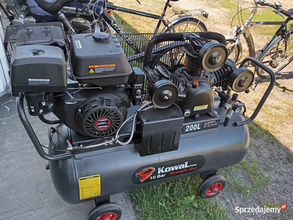 Mobilny kompresor spalinowy 200 L Wielbark sprzedam