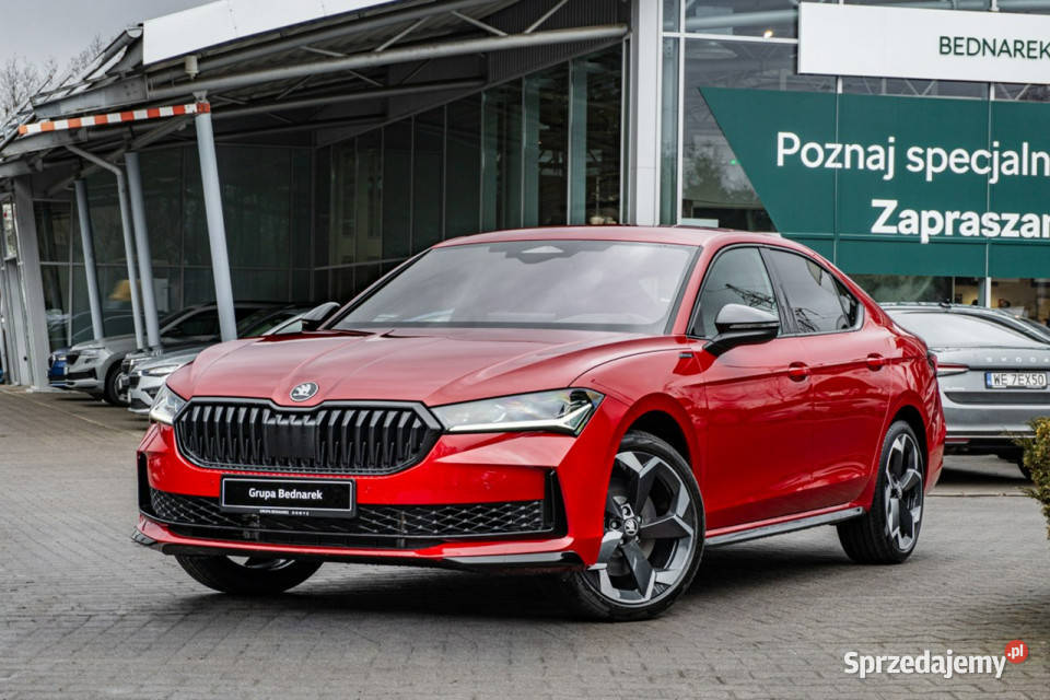 koda Superb Sportline 20 TSI 265 DSG 4x4 IV 2023 ASR (kontrola trakcji) łódzkie Łódź