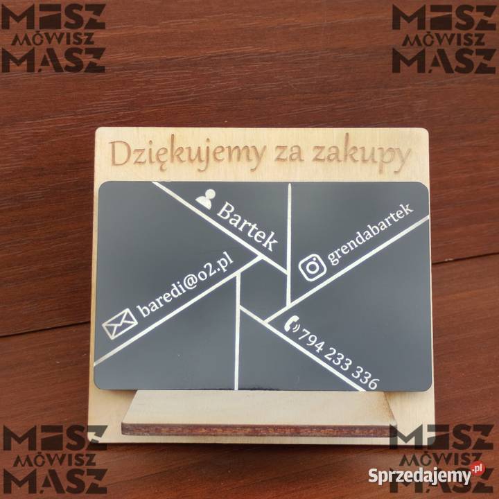 Wizytownik stojak na biurko ekspozycyjny krzyżak Racot