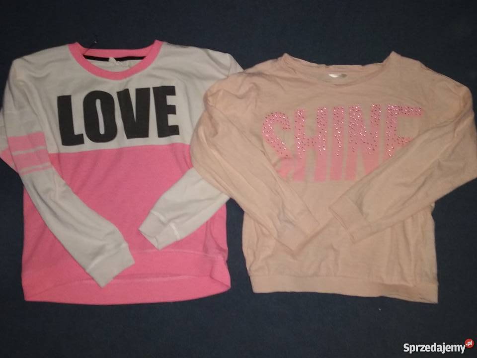 bluzki dziewczęce rozmiar 146 152 bluza sprzedam