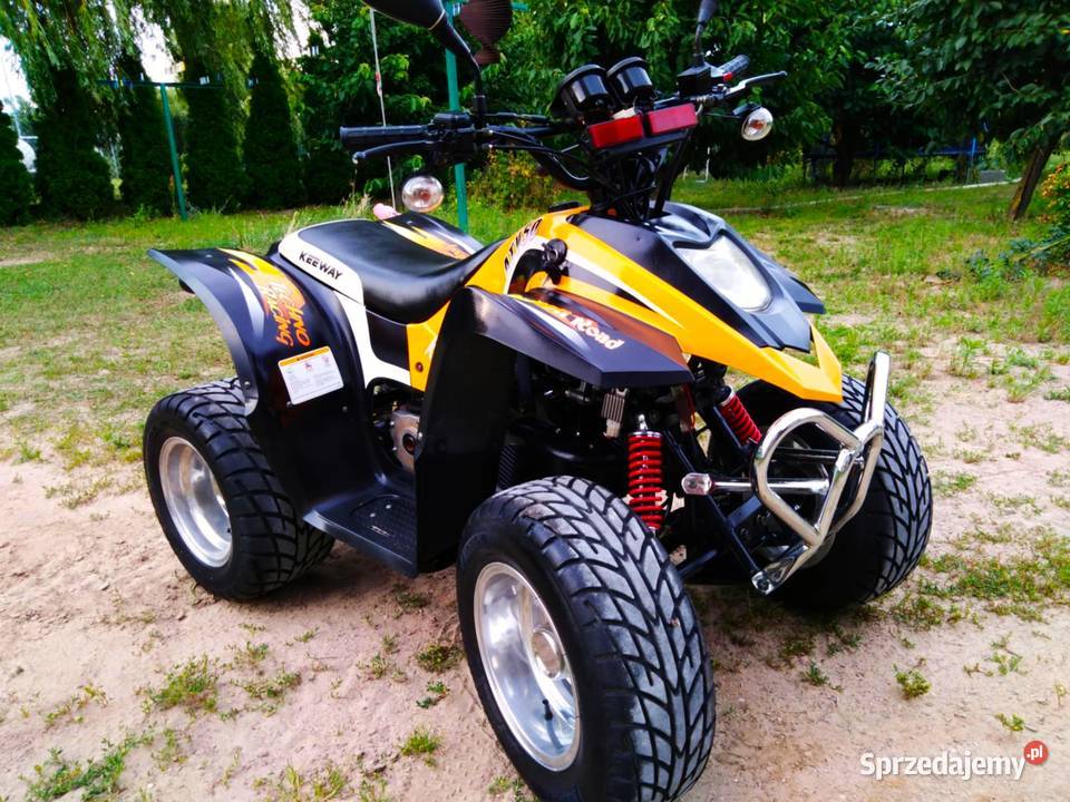 Quad 50CC w dużej ramiekoła 10 alufelgiwsteczny nieuszkodzony Keeway Piotrków Kujawski